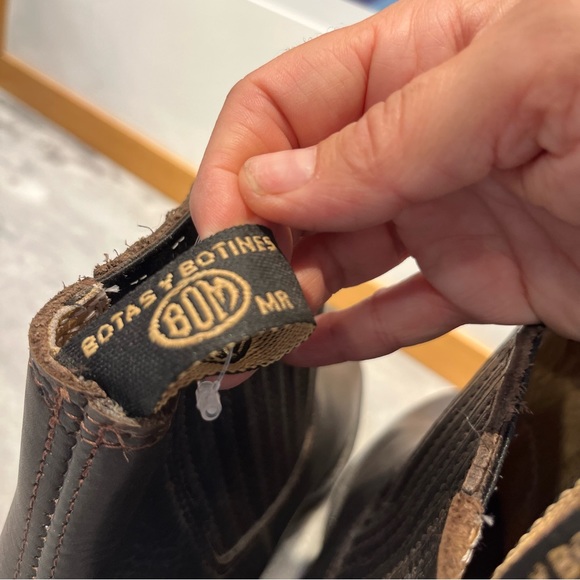 BOM Botas Y Botines brown Chelsea boots US sz 10 - Picture 7 of 13